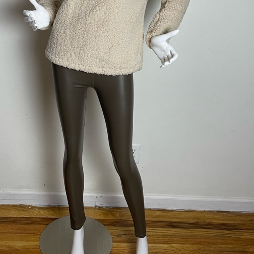 ⭐️SHINESTAR‎ Woman’s Faux  Leather High Waist Skinny Pants size XS